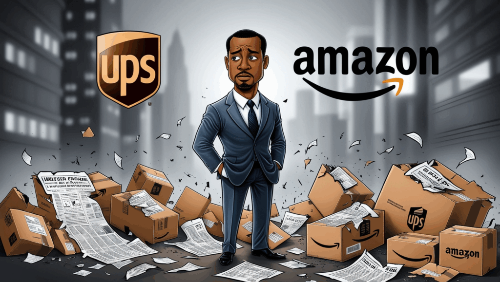 UPS layoffs Amazon